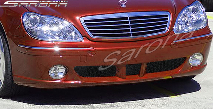 Custom Mercedes S Class  Sedan Front Bumper (2003 - 2006) - $590.00 (Part #MB-102-FB)